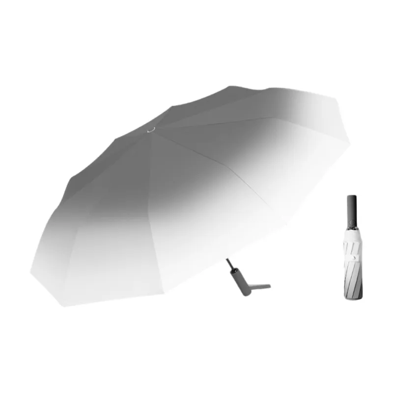 NingYi High Value Color Changing Thickened Vinyl Sun Umbrella With Anti Glare And UV Protection Foldable Sunshade-6