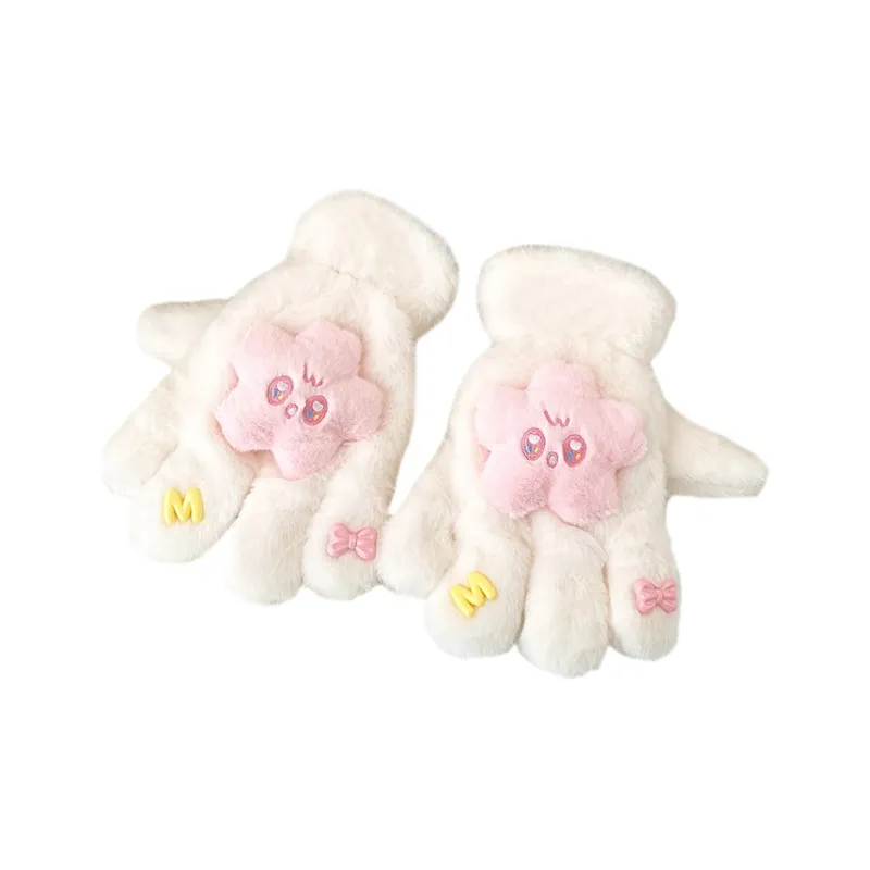 JEANSWEST Polyester Knit Gloves Women's-2