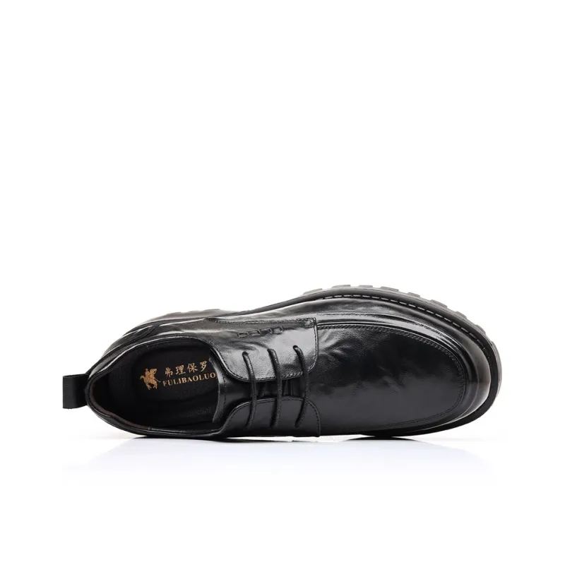 FULIBAOLUO Casual Shoes Men's Black-4