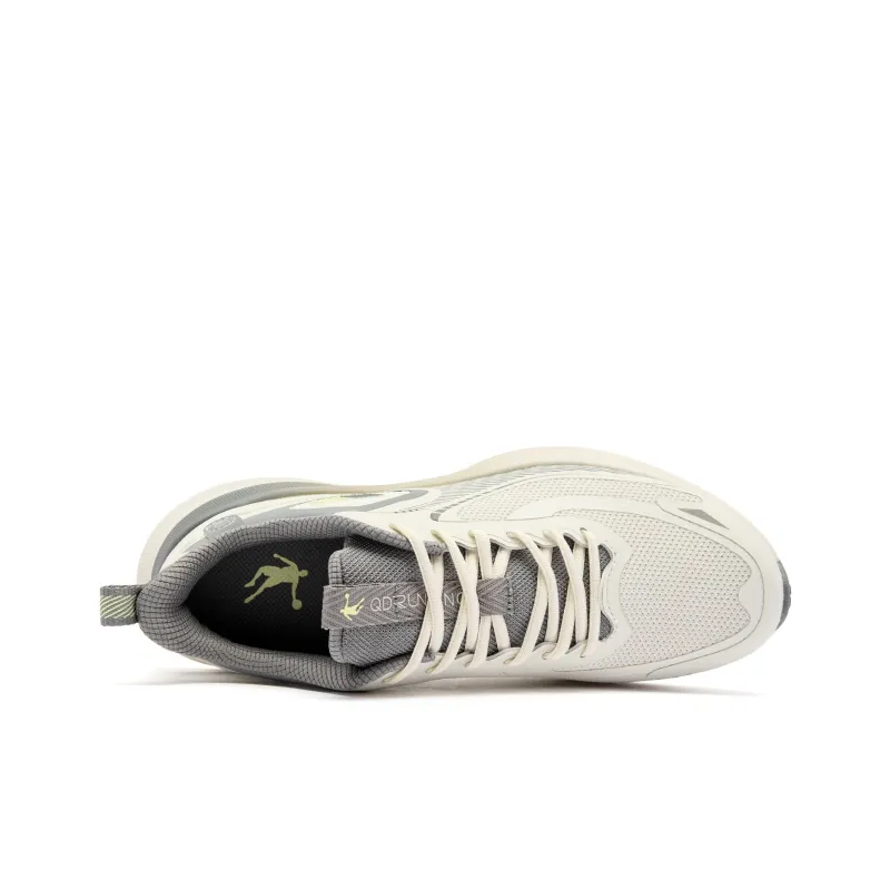 QIAODAN Running Shoes Men Low Top Crescent/Coal Gray-3