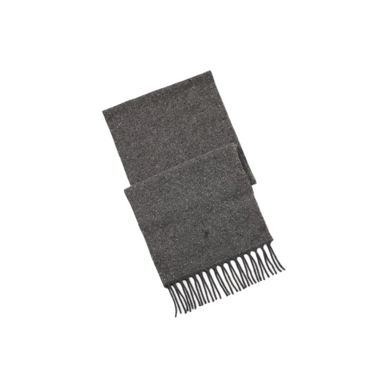 Polo Ralph Lauren Wool Knit Scarves Unisex Charcoal Gray-2