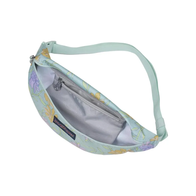 JanSport Polyester Fanny Pack Women's Pale Floral Fresh Mint Green-3