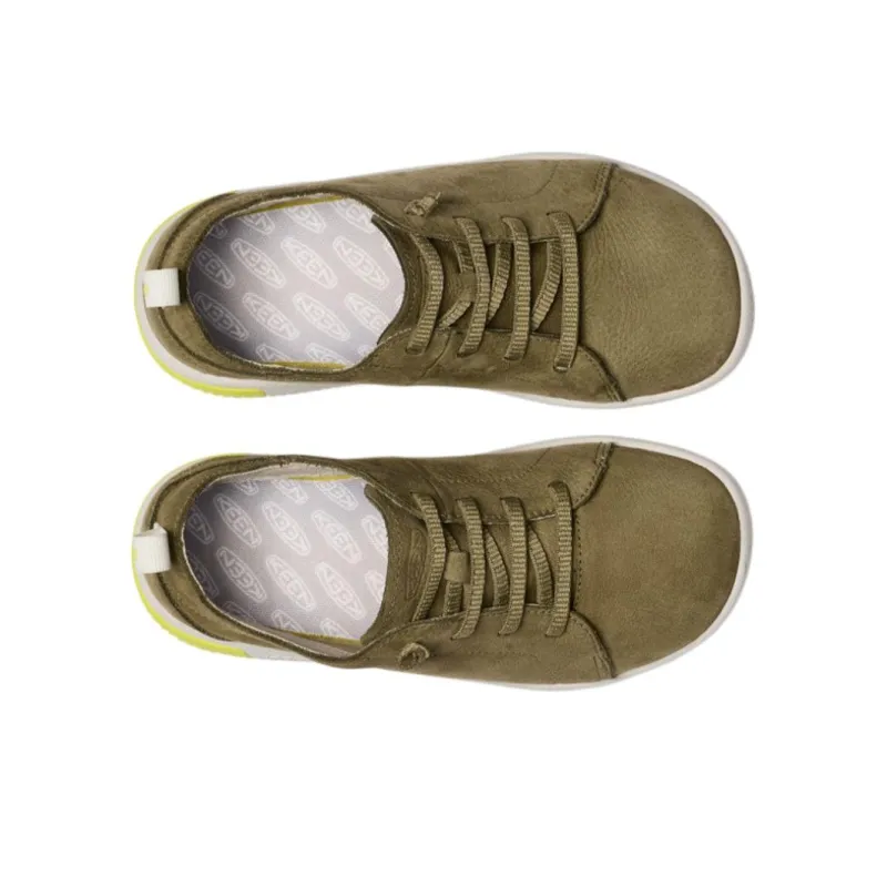 KEEN KNX Anti Slip Wear Resistant Low Top Kids Lifestyle Shoes Green Brown Teenagers-3