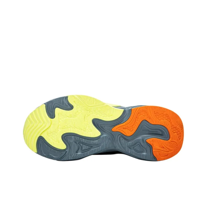 ERKE KIDS Anti-Slip Wear-Resistant Low-Top Kids Lifestyle Shoes Black Blue Teenagers-3