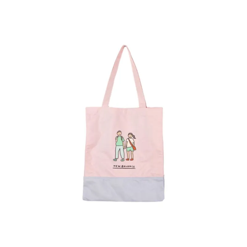 New Balance ZPZ Collaboration Fabric Tote Bag, Shopping Bag, Shoulder Bag, Handbag Regular Unisex Pink-0