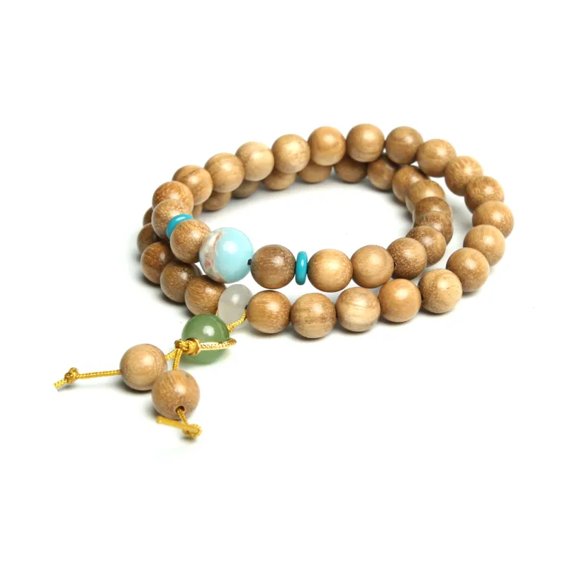 Is Here Milky Agarwood Bracelets Unisex-1