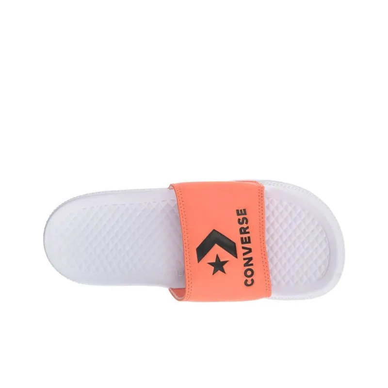 Converse Chuck Taylor All Star Slip Resistant Slide Slippers Women's White Pink-2