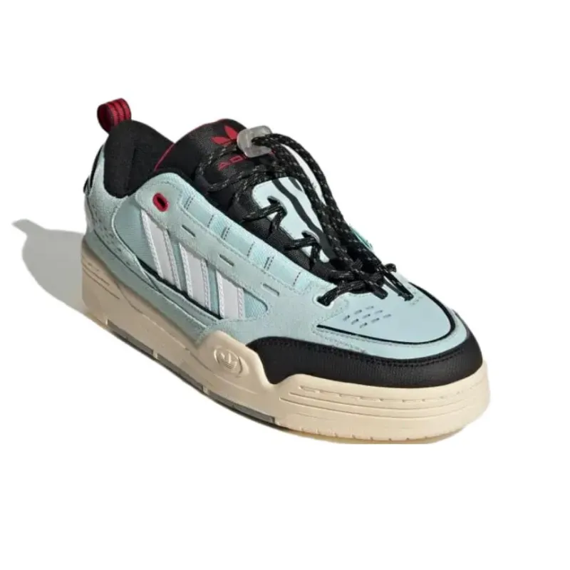 Adidas Originals Adi2000 Anti Slip Wear Resistant Low Top Skateboard Shoes Women's Cyan-1