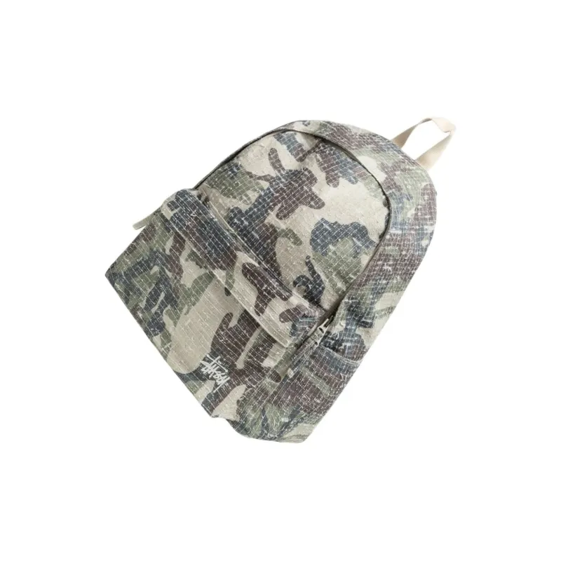 Stussy Cotton Canvas Backpack Regular Unisex Camouflage-2