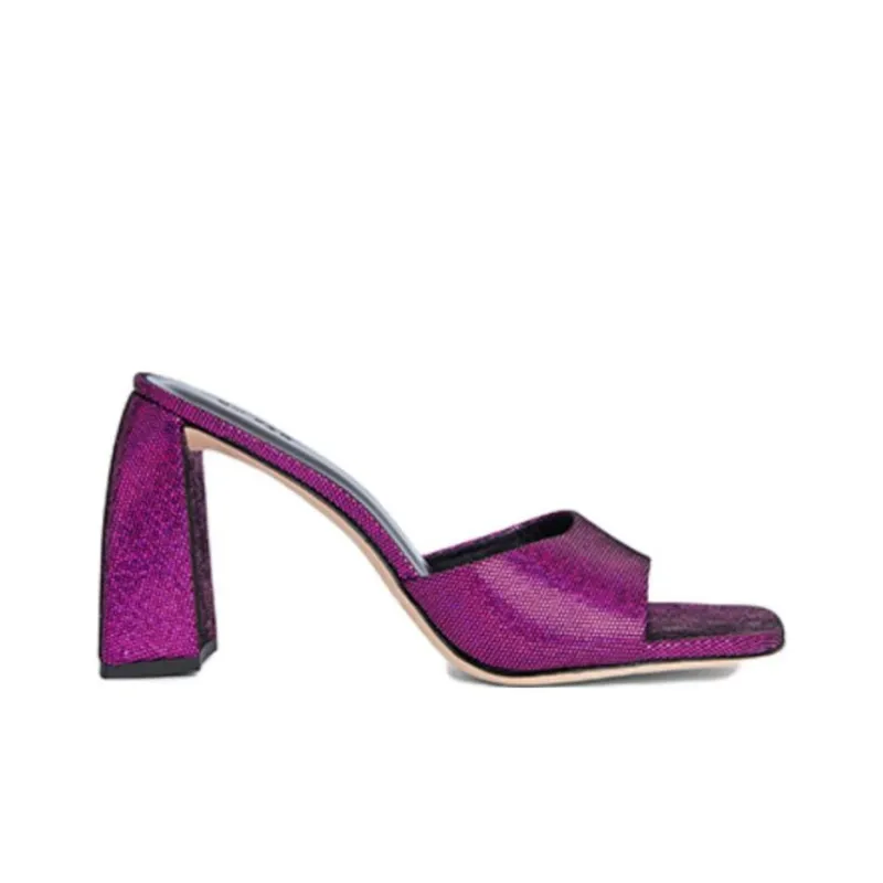 By Far Michele Slide Slippers Women's Purple-1