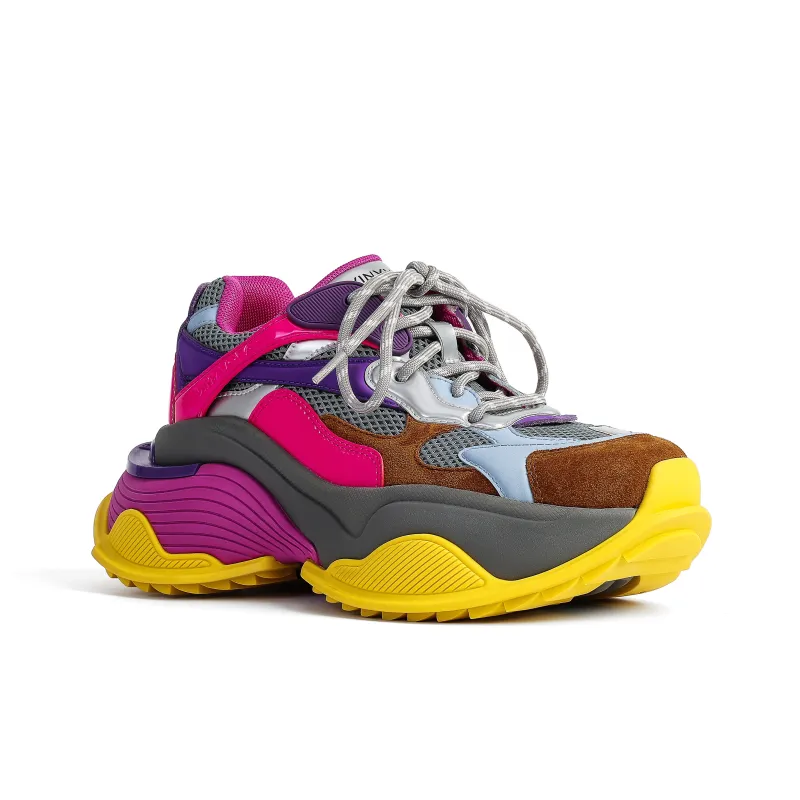 VINYVIOLA Low-Top Chunky Sneakers Women's-7