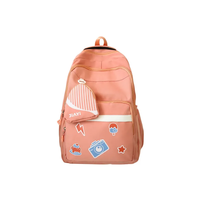 Gorora Nylon Backpack Regular Women's Multicolor-6