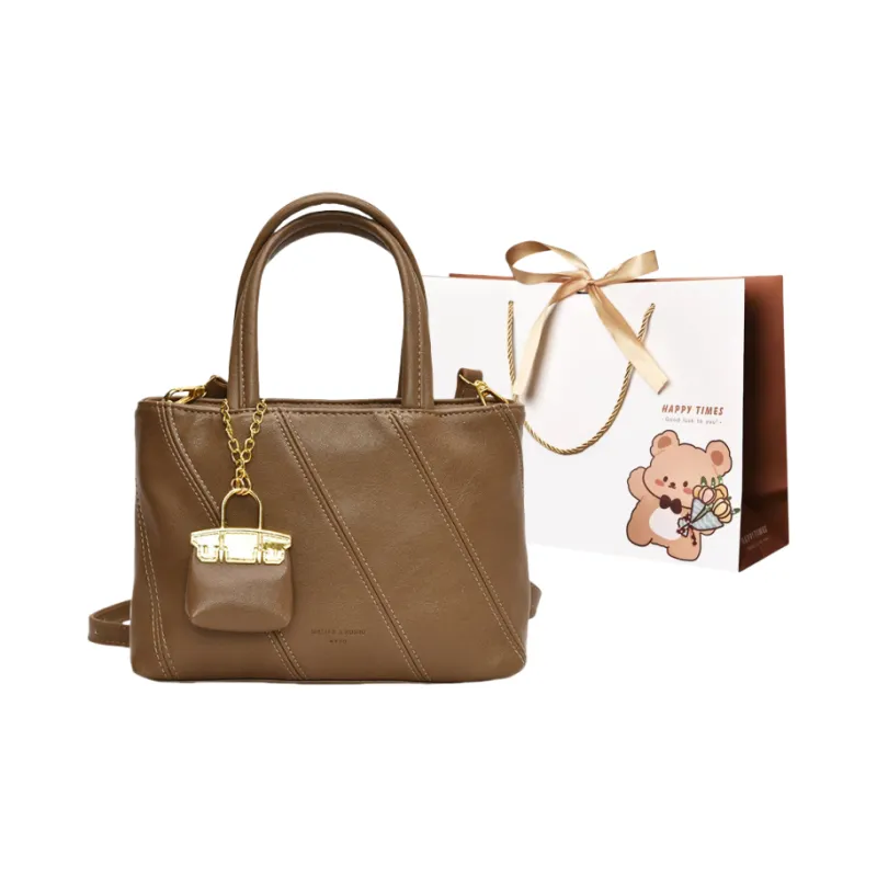 ERANGBEAR PU Crossbody One Shoulder Handbag Women's Multicolor-6