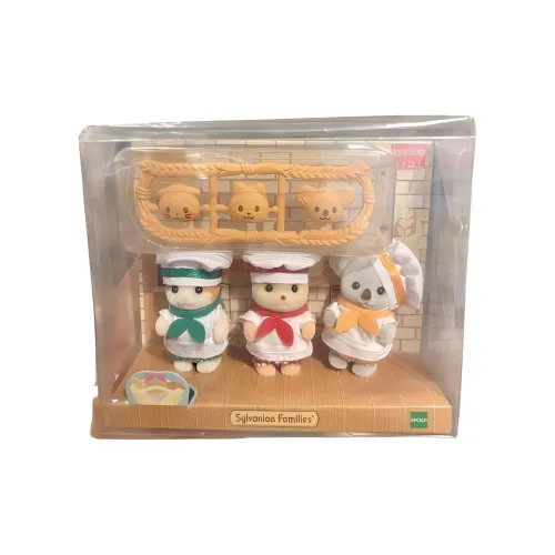 Sylvanian Families Puffy Chef Set Dolls Plush Doll Small Size Tall