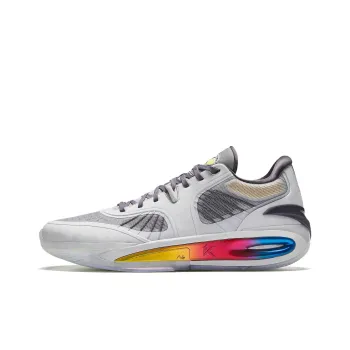 ANTA KT10 Basketball Shoes Men Mid Top Traverse Time/Gray