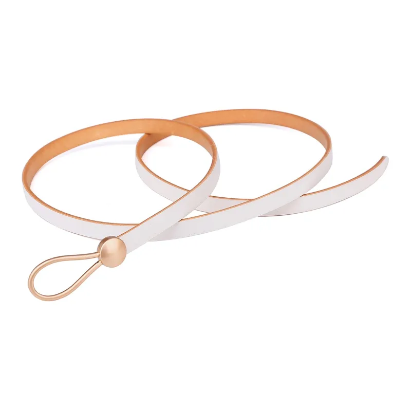 CATELLES Top Grain Cow Leather Leather Belts Women's 1.1cm-6