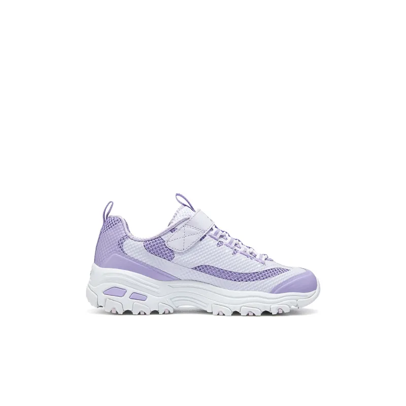 Skechers Abrasion Resistant Breathable Casual Shoes Lavender Kids'-1