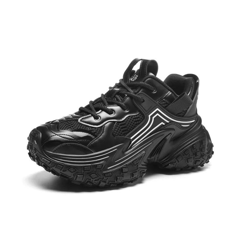 Boogie Bear Cushioning Anti-Slip And Wear-Resistant Height Increasing Low-Top Chunky Sneakers Unisex-7