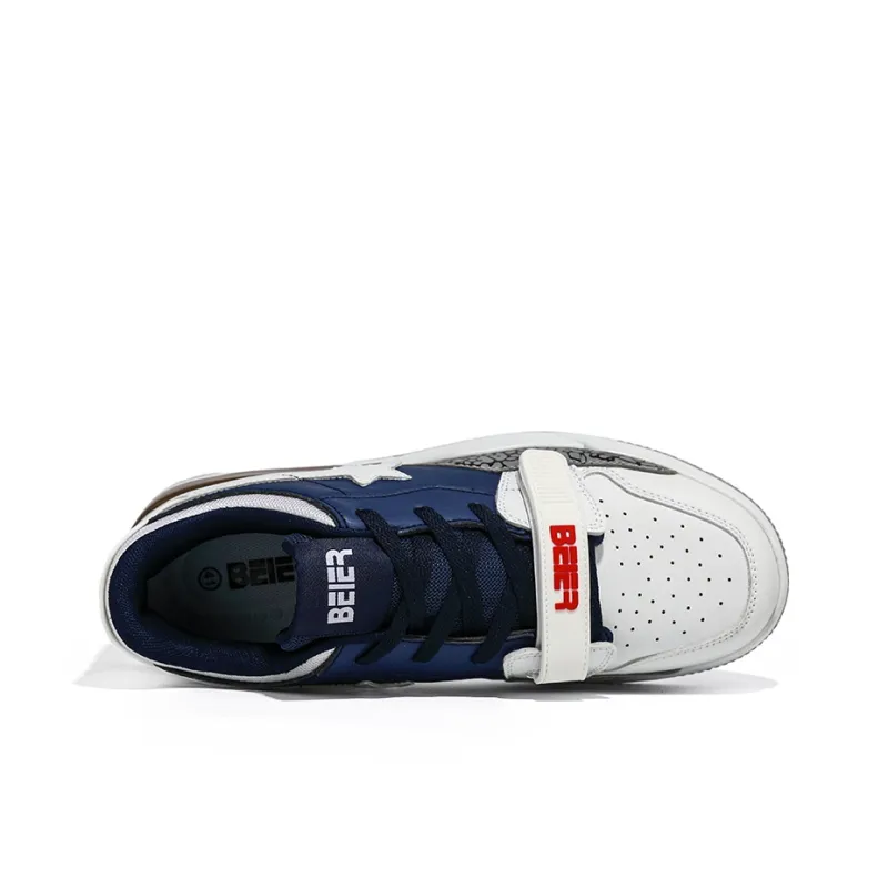 BEIER Stars Collection Couple Versatile Height Increasing Slip-Resistant Low-Top Skateboard Shoes Unisex-60