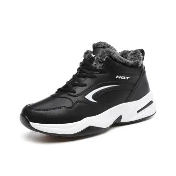 RED DRAGONFLY Casual Shoes Men High Top Black/White Black