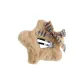 Bowknot Light Coffee Plush Stars Hair Clip