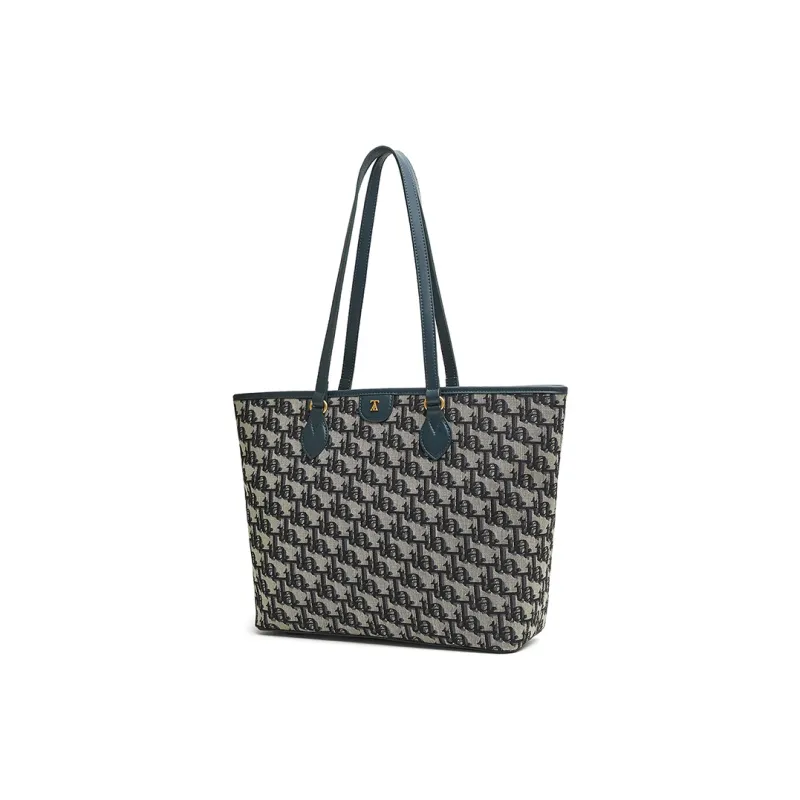 Tata Fabric Shoulder Bag Large Size Women's Multicolor-5