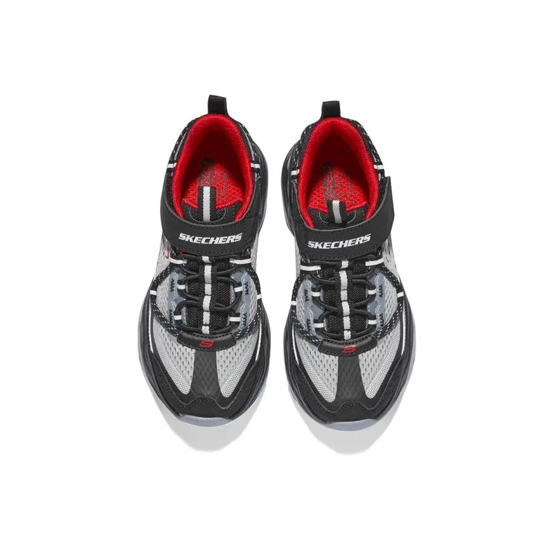 Skechers Anti Slip Wear Resistant Kids Lifestyle Shoes Black Teenagers-3