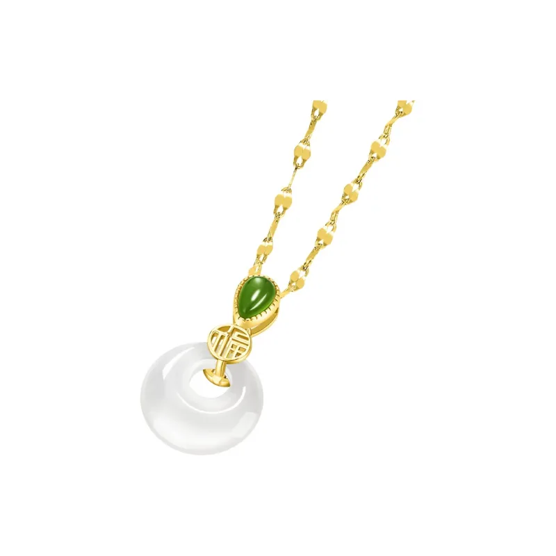 MAMADESHOUHU Chalcedony Necklaces Women's-7