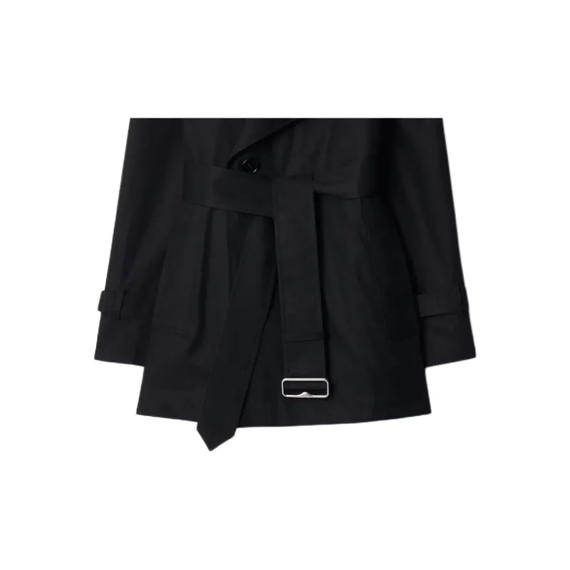 Burberry Trench Coat Women's Black-5