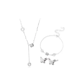 COPI Sterling Silver Zircon Bracelets Unisex