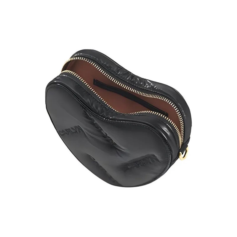 CARLYN Polyester One Shoulder Crossbody Clutch Mini Women's Black-3
