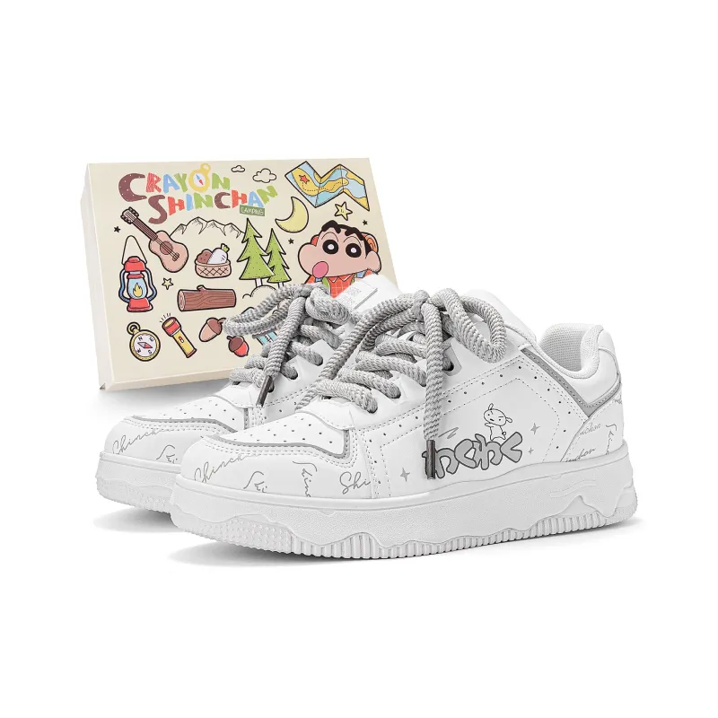 Crayon Shinchan Low Top Skateboard Shoes Unisex-12