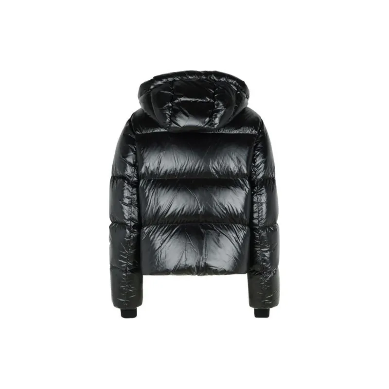 Moose Knuckles Logo Patch Zip Up Puffer Jacket-1