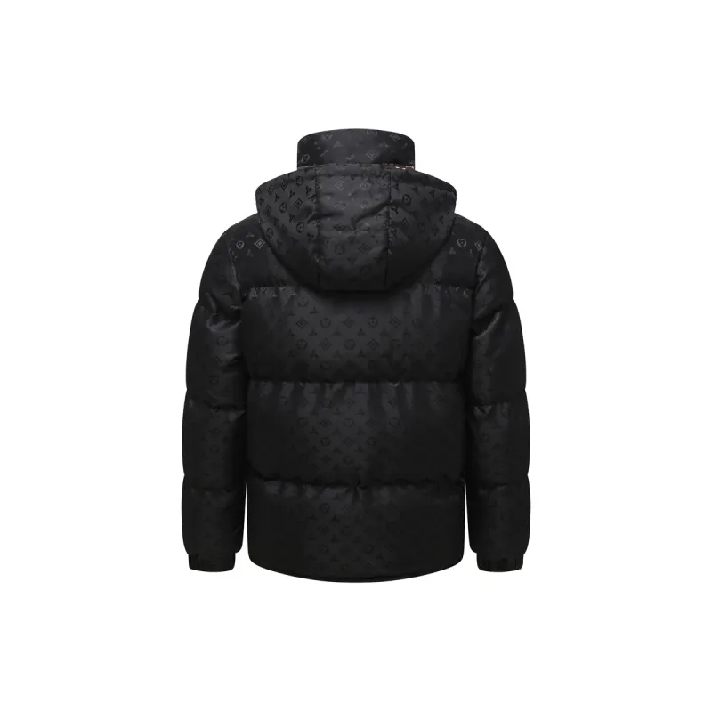 WHISTLEHUNTER Puffer Jacket Unisex Black-1