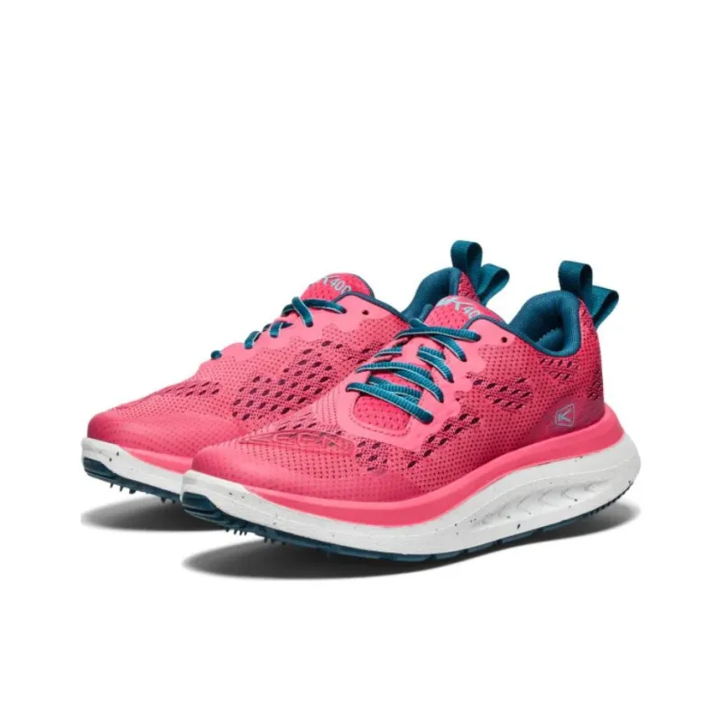 KEEN WK400 Anti Slip Wear Resistant Low Top Casual Shoes Women's Pink-3