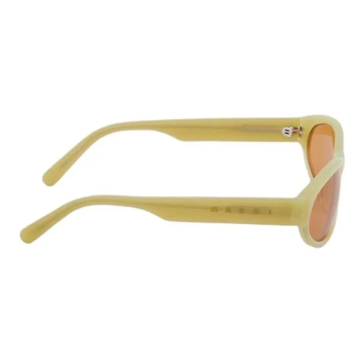 MARNI Acetate Oval Sunglasses Women's Green-2