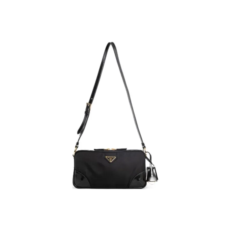 PRADA Nylon Shoulder Bag Mini Women's Black-0