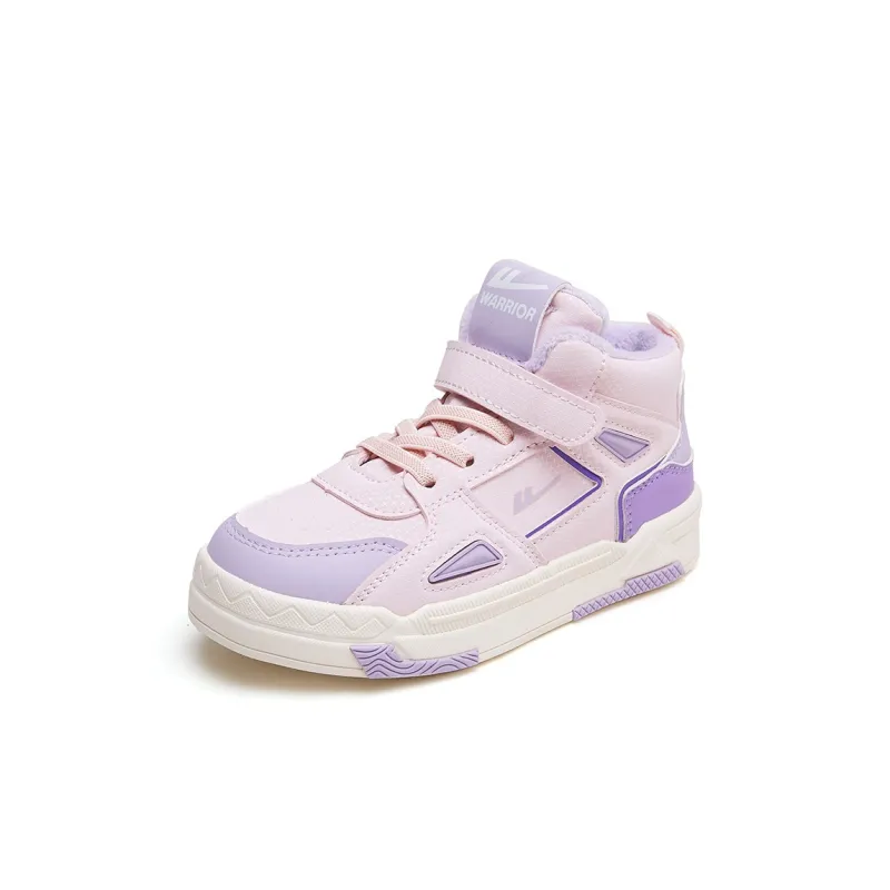 Warrior Slip Resistant, Abrasion Resistant, Thermal High Top Kids' Skateboarding Shoes Pink Purple Kids'-1