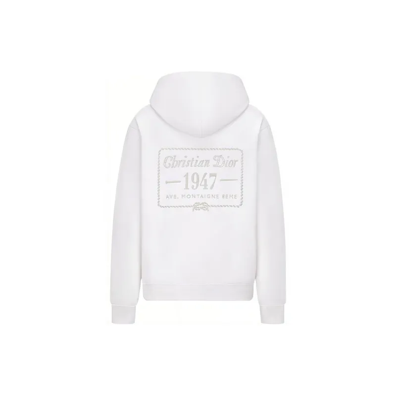 DIOR By Birkenstock Relaxed Fit Cd 1947 Hooded Sweater-1