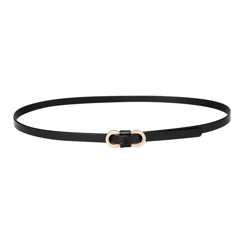 CATELLES Top Grain Cow Leather Leather Belts Women's 1cm-0