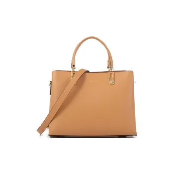 Montagut Cow Leather Shoulder Bag, Crossbody Bag, Handbag Regular Women's Apricot