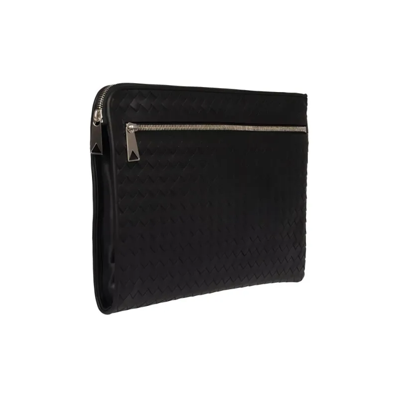 Bottega Veneta Calfskin Wallet Men's Black-1