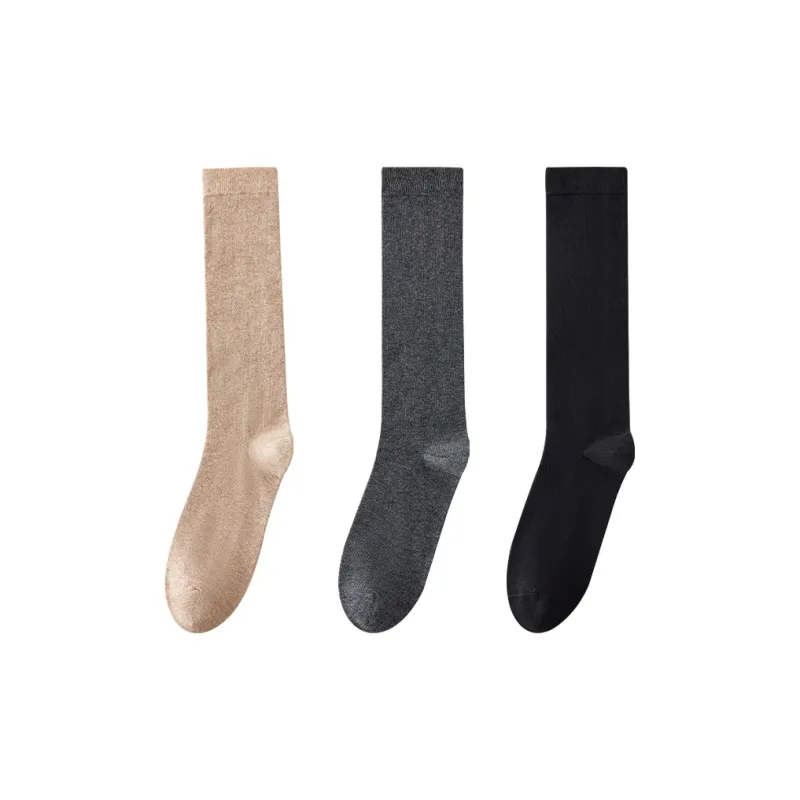 MIIOW Knee High Socks Women's 3 Pack-3