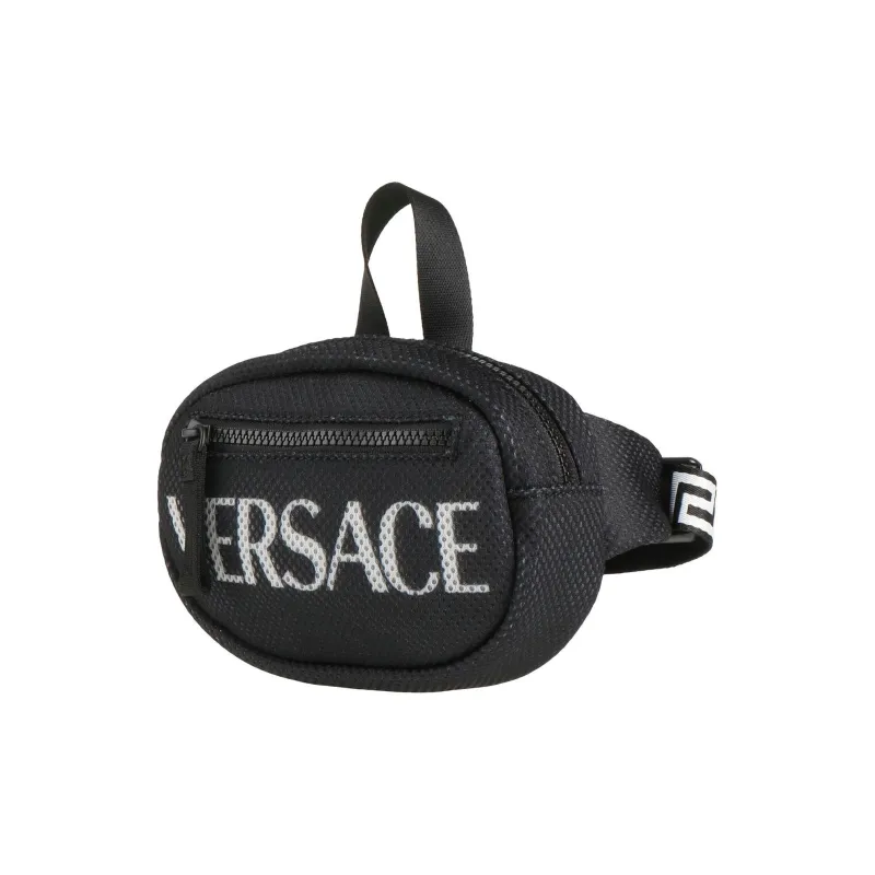 VERSACE Viscose Shoulder Bag, Crossbody Bag, Sling Bag, Fanny Pack Kids' Black-1