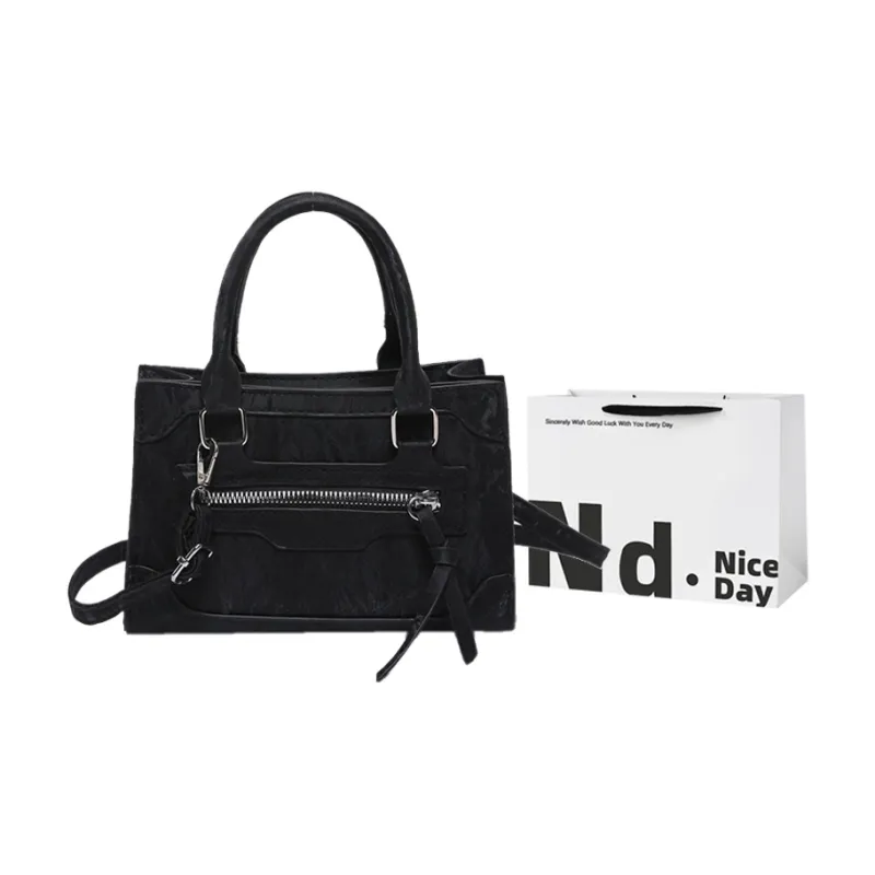 SWIMADE PU One Shoulder Handbag Women's Black/White/Pink/Blue/Green/Silver-20