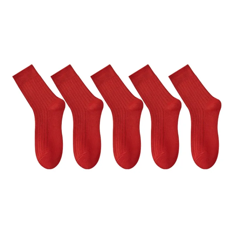 MIIOW Knee High Socks Men's 5 Pack-10