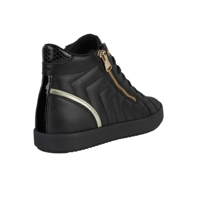 GEOX Blomiee Mid-Top Skateboard Shoes Women's Black-2