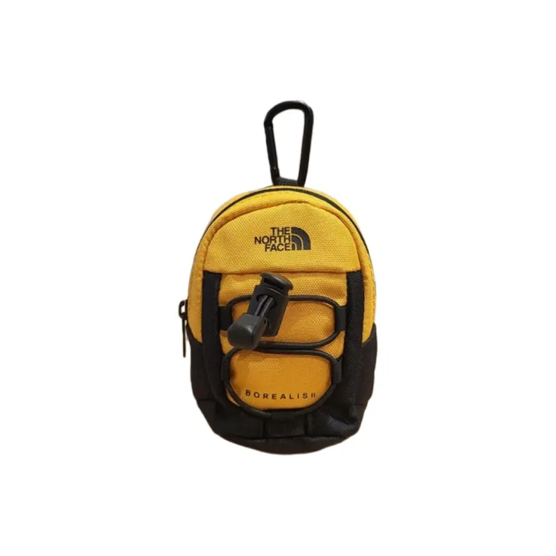 THE NORTH FACE Polyester Earphone Case Mini Unisex Gold-1