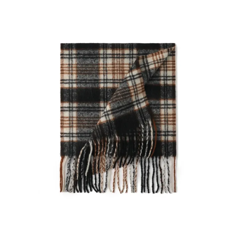 FREE RABBITⅡ Fall And Winter Mohair Windproof Warm Thickened Shawl Scarf Unisex-1