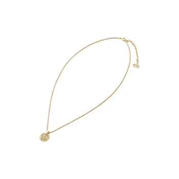 DIOR Gold-Plated Necklaces Unisex Gold